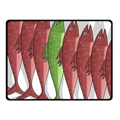 Mackerel Military 2 Fleece Blanket (small)