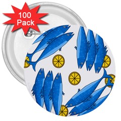 Mackerel Meal 2 3  Buttons (100 Pack) 