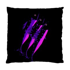 Purple Fish Standard Cushion Case (two Sides)