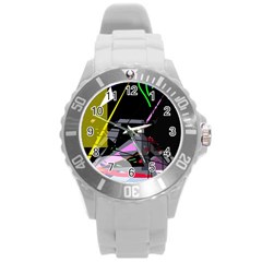 War Round Plastic Sport Watch (l)