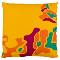 Colorful Creativity Large Cushion Case (two Sides)