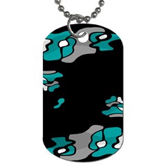 Cyan Creativity Dog Tag (two Sides)