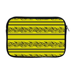 Yellow Barbwire Apple Macbook Pro 17  Zipper Case