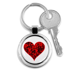 Valentine Hart Key Chains (round) 