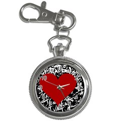 Red Valentine Key Chain Watches