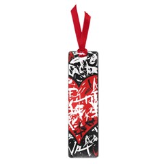 Red Graffiti Style Hart  Small Book Marks