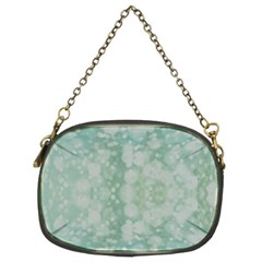 Light Circles, Mint Green Color Chain Purses (two Sides) 