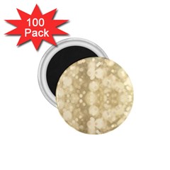 Light Circles, Brown Yellow Color 1 75  Magnets (100 Pack) 