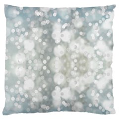 Light Circles, Blue Gray White Colors Standard Flano Cushion Case (one Side) by picsaspassion