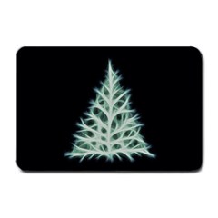 Christmas Fir, Green And Black Color Small Doormat  by picsaspassion