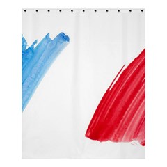 Tricolor Banner France Shower Curtain 60  X 72  (medium) 