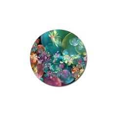 Butterflies, Bubbles, And Flowers Golf Ball Marker (4 Pack) by WolfepawFractals