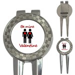 Be mine Valentine 3-in-1 Golf Divots Front