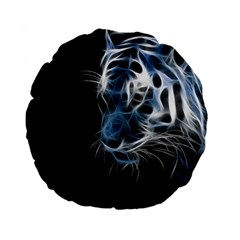 Ghost Tiger Standard 15  Premium Flano Round Cushions by Brittlevirginclothing