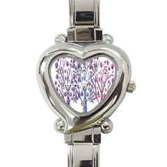 Magical Pastel Trees Heart Italian Charm Watch