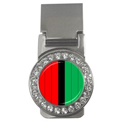 Kwanzaa Colors African American Red Black Green  Money Clips (cz)  by yoursparklingshop