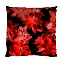 Red Flower  Standard Cushion Case (two Sides) by Brittlevirginclothing