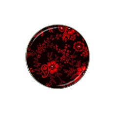 Small Red Roses Hat Clip Ball Marker (10 Pack) by Brittlevirginclothing