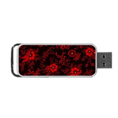 Small Red Roses Portable Usb Flash (two Sides) by Brittlevirginclothing