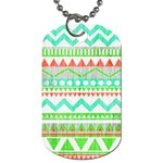 Cute bohemian Dog Tag (One Side) Front