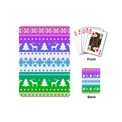 Cute Rainbow Bohemian Playing Cards (mini)  by Brittlevirginclothing