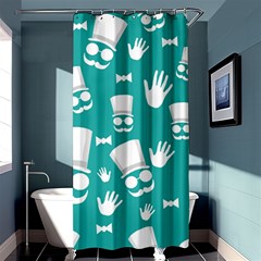 Gentleman Pattern Shower Curtain 36  X 72  (stall)  by Valentinaart