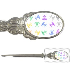 Rainbow Clown Pattern Letter Openers