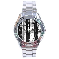 Whitney Museum Of American Art Stainless Steel Analogue Watch