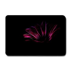 Purple Flower Pattern Design Abstract Background Small Doormat 