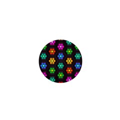 Pattern Background Colorful Design 1  Mini Buttons