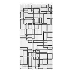 Structure Pattern Network Shower Curtain 36  X 72  (stall) 