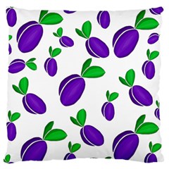 Decorative Plums Pattern Large Cushion Case (two Sides) by Valentinaart