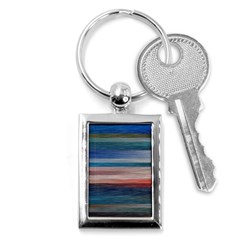 Background Horizontal Lines Key Chains (rectangle) 