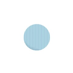 Stripes Striped Turquoise 1  Mini Magnets by Amaryn4rt