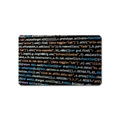 Close Up Code Coding Computer Magnet (name Card) by Amaryn4rt