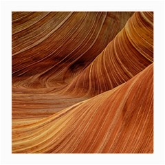 Sandstone The Wave Rock Nature Red Sand Medium Glasses Cloth (2-side) by Amaryn4rt