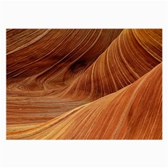 Sandstone The Wave Rock Nature Red Sand Large Glasses Cloth (2-side) by Amaryn4rt