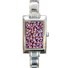 Hazelnuts Nuts Market Brown Nut Rectangle Italian Charm Watch by Amaryn4rt