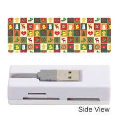 Pattern Christmas Patterns Memory Card Reader (stick)  by Amaryn4rt