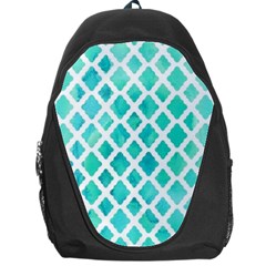 Blue Mosaic  Backpack Bag by Brittlevirginclothing