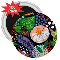 Japanese Inspired 3  Magnets (100 Pack) by Brittlevirginclothing