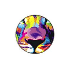 Colorful Lion Hat Clip Ball Marker by Brittlevirginclothing