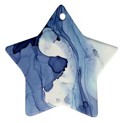 Paint In Water Ornament (star) by Brittlevirginclothing