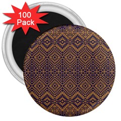 Aztec Pattern 3  Magnets (100 Pack)