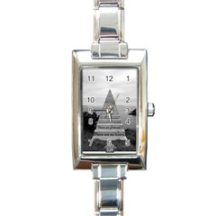 Steps To Success Follow Rectangle Italian Charm Watch