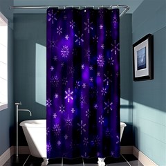 Bokeh Background Texture Stars Shower Curtain 36  X 72  (stall) 