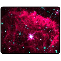 Pistol Star And Nebula Fleece Blanket (medium) 