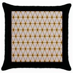 Seamless Wallpaper Background Throw Pillow Case (black)