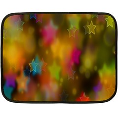 Star Background Texture Pattern Double Sided Fleece Blanket (mini) 