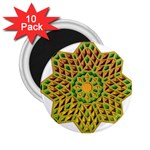 Star Pattern Tile Background Image 2.25  Magnets (10 pack)  Front